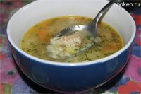 Рыбный суп с пшенкой