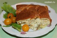 Картофельная запеканка с рыбой - рецепт с фото