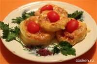Кабачки, запеченные с сыром и помидорами - рецепт с фото