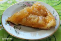 Яблочный пирог Тарт Татен - рецепт с фото 