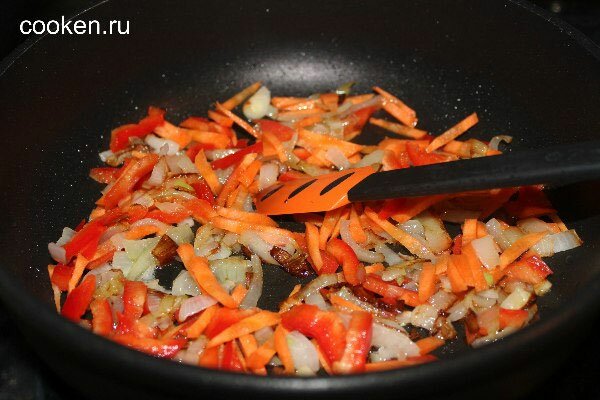 Пожарим овощи на сковороде