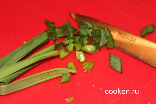 Нарежем зеленый лук