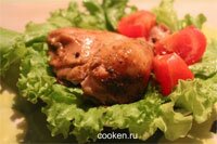 Куриные окорочка в духовке - рецепт с фото